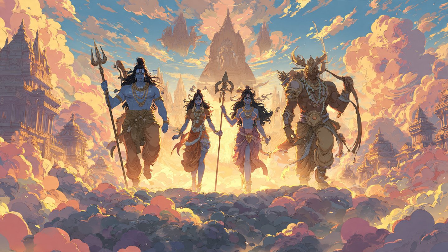 landscape-cover-illustration-of-a-hindu-gods-anime